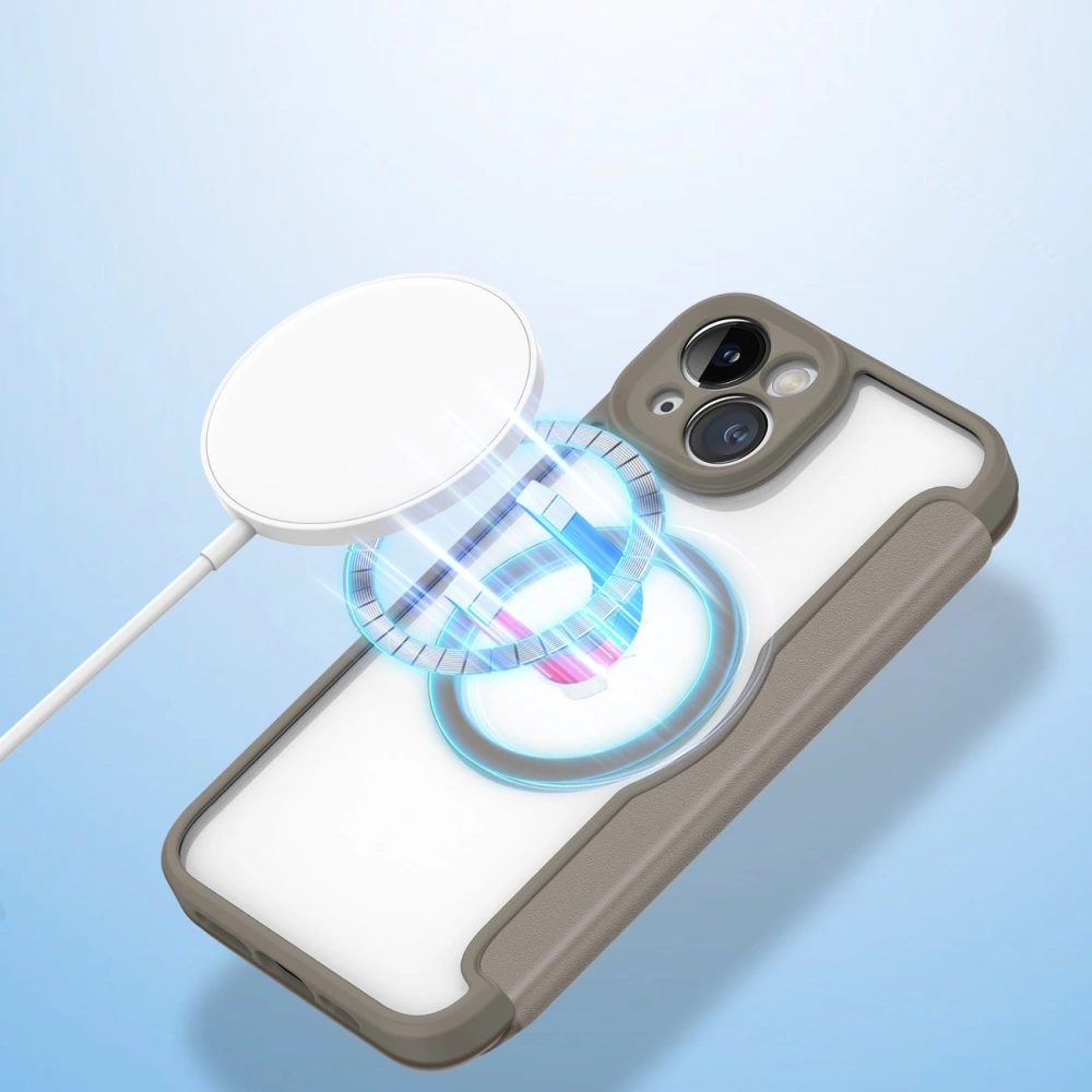 Hurtownia GSM - Etui Dux Ducis Skin X Pro MagSafe Apple iPhone 14 béžový - DDS1357 - {ean13} - Hurt