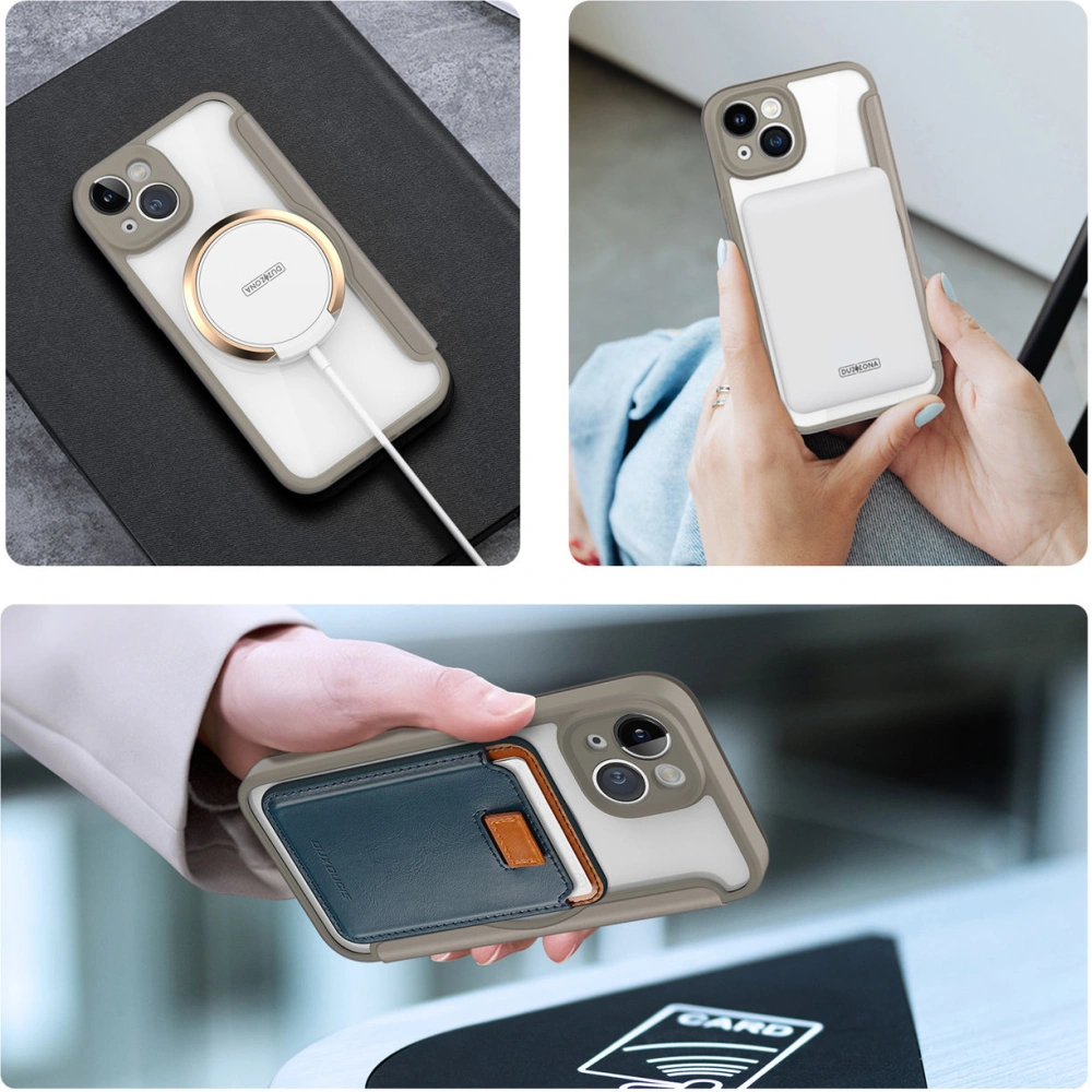 Hurtownia GSM - Etui Dux Ducis Skin X Pro MagSafe Apple iPhone 14 bej - DDS1357 - {ean13} - Hurt