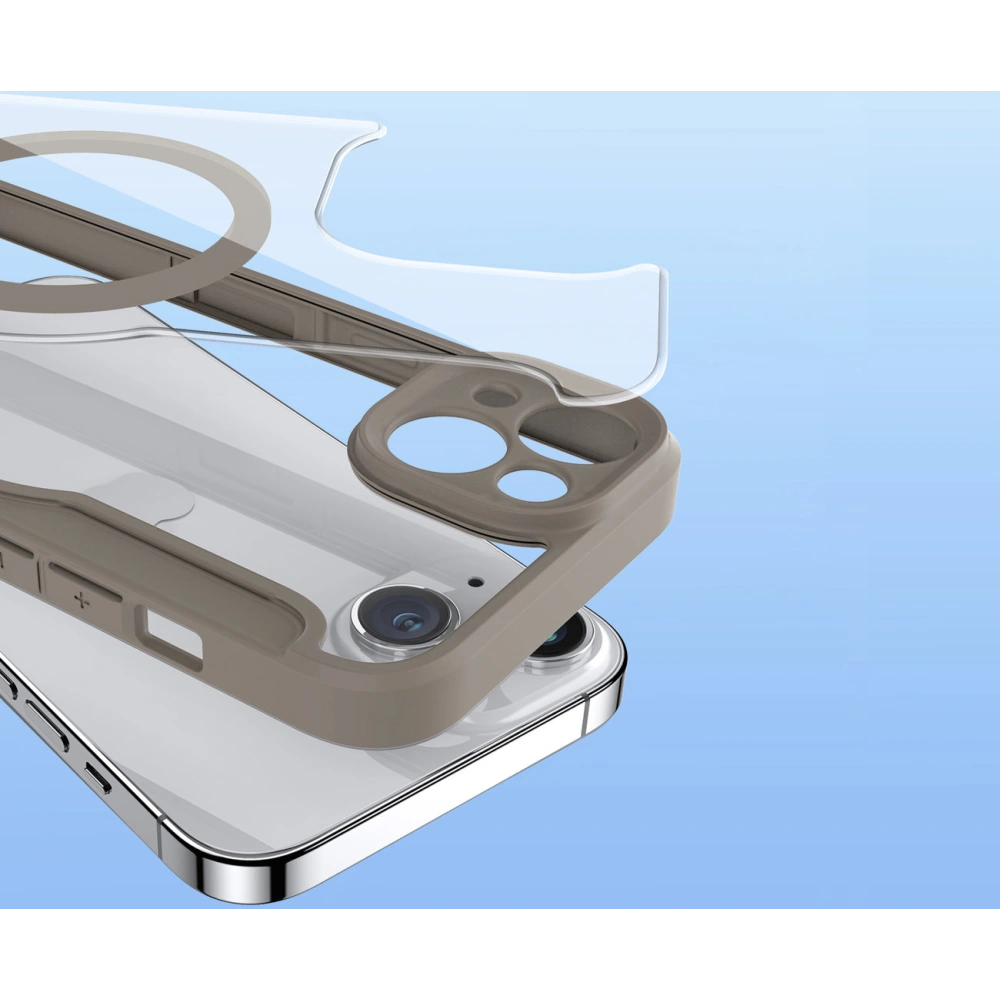 Hurtownia GSM - Etui Dux Ducis Skin X Pro MagSafe Apple iPhone 14 bej - DDS1357 - {ean13} - Hurt