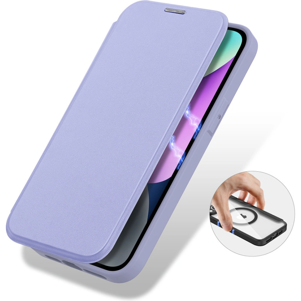 Hurtownia GSM - Etui Dux Ducis Skin X Pro MagSafe Apple iPhone 14 fioletowy - DDS1358 - {ean13} - Hurt