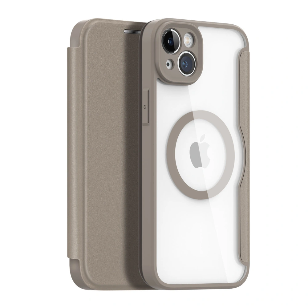 Hurtownia GSM - Etui Dux Ducis Skin X Pro MagSafe Apple iPhone 14 Plus / 15 Plus bej - DDS1360 - {ean13} - Hurt