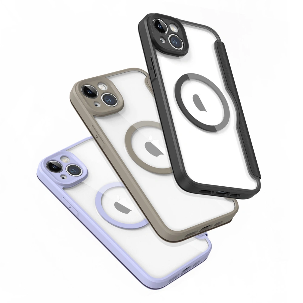 Hurtownia GSM - Etui Dux Ducis Skin X Pro MagSafe Apple iPhone 14 Plus / 15 Plus bej - DDS1360 - {ean13} - Hurt