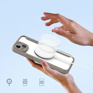 Etui Dux Ducis Skin X Pro MagSafe Apple iPhone 14 Plus / 15 Plus béžový