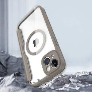 Hurtownia GSM - Etui Dux Ducis Skin X Pro MagSafe Apple iPhone 14 Plus / 15 Plus beżowy - DDS1360 - {ean13} - Hurt