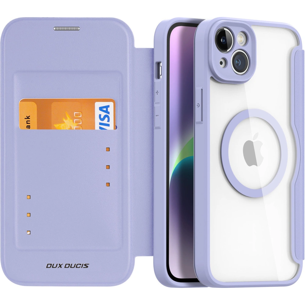 Hurtownia GSM - Etui Dux Ducis Skin X Pro MagSafe Apple iPhone 14 Plus / 15 Plus fialové - DDS1361 - {ean13} - Hurt