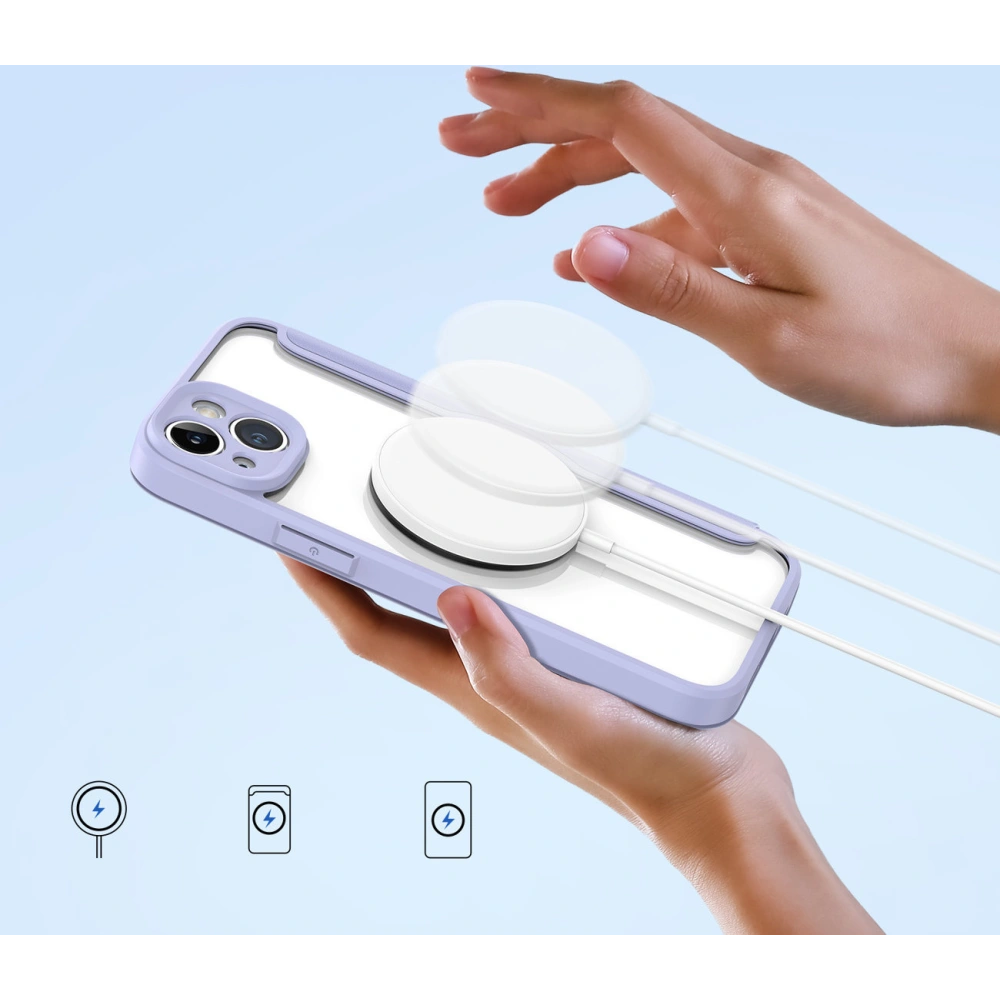 Hurtownia GSM - Dux Ducis Skin X Pro MagSafe tok Apple iPhone 14 Plus / 15 Plus lila - DDS1361 - {ean13} - Hurt