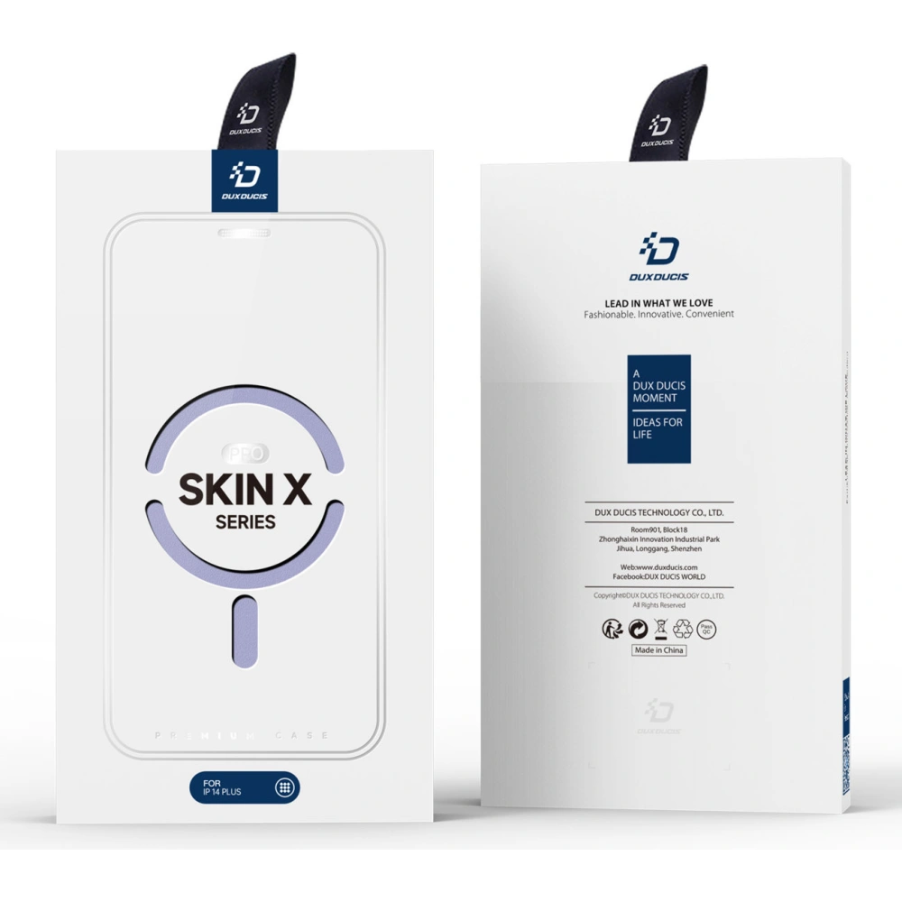 Hurtownia GSM - Dux Ducis Skin X Pro MagSafe tok Apple iPhone 14 Plus / 15 Plus lila - DDS1361 - {ean13} - Hurt