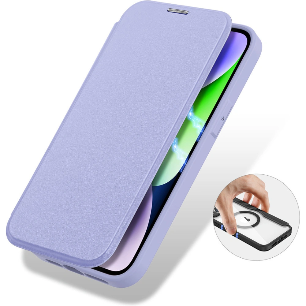 Hurtownia GSM - Etui Dux Ducis Skin X Pro MagSafe Apple iPhone 14 Plus / 15 Plus violet - DDS1361 - {ean13} - Hurt