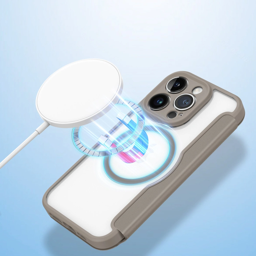 Dux Ducis Skin X Pro MagSafe Apple iPhone 14 Pro bézs tok
