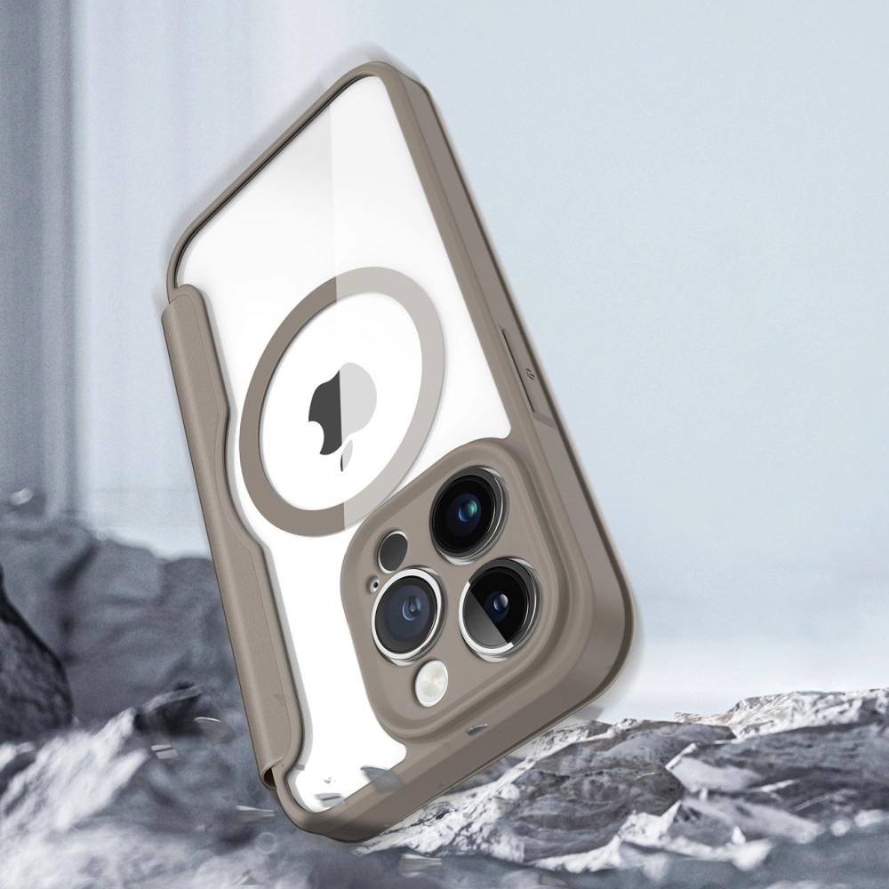Dux Ducis Skin X Pro MagSafe Apple iPhone 14 Pro bézs tok