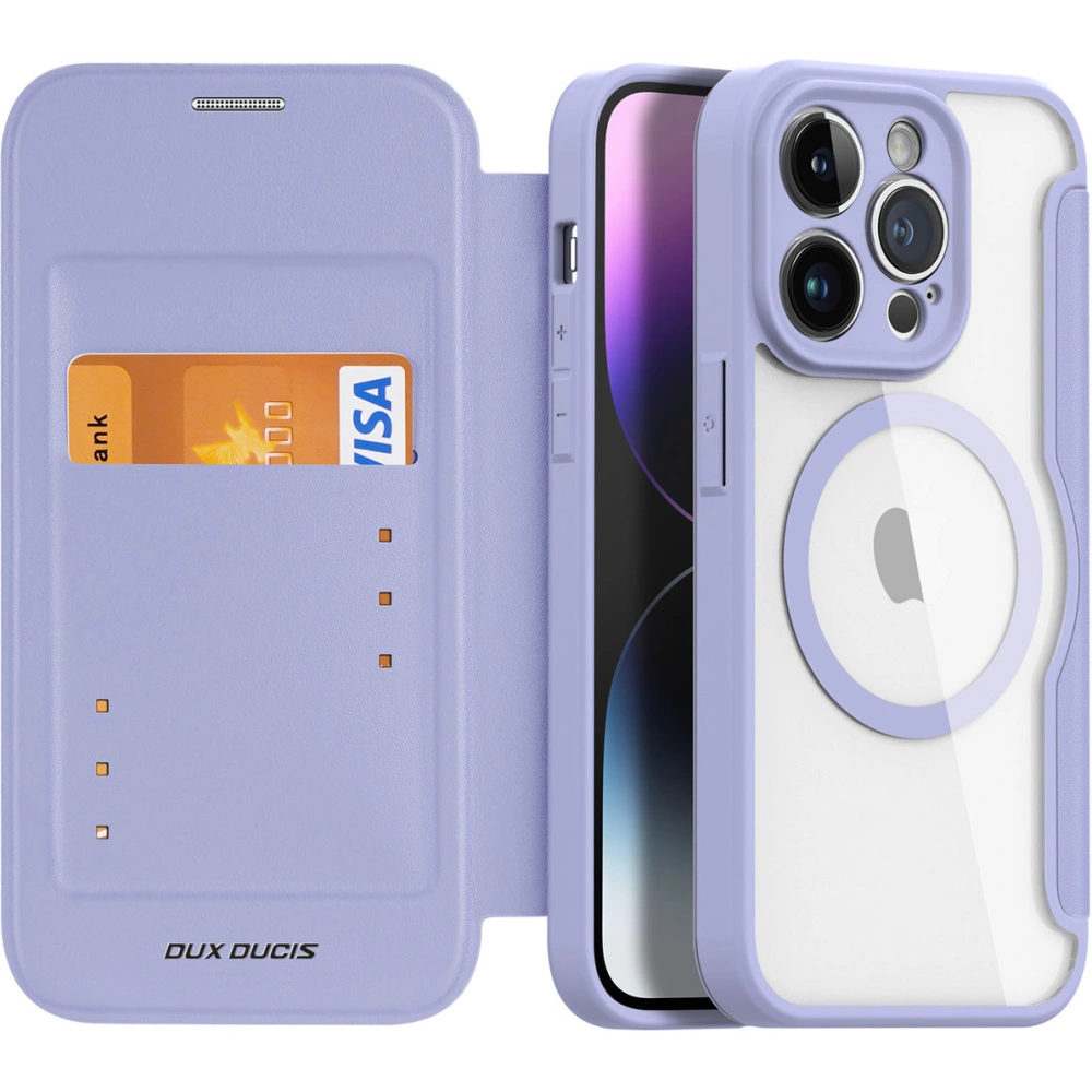 Hurtownia GSM - Etui Dux Ducis Skin X Pro MagSafe Apple iPhone 14 Pro fialové - DDS1364 - {ean13} - Hurt