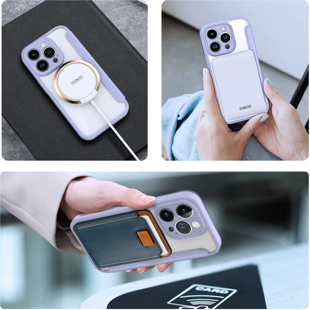 Hurtownia GSM - Etui Dux Ducis Skin X Pro MagSafe Apple iPhone 14 Pro fialové - DDS1364 - {ean13} - Hurt