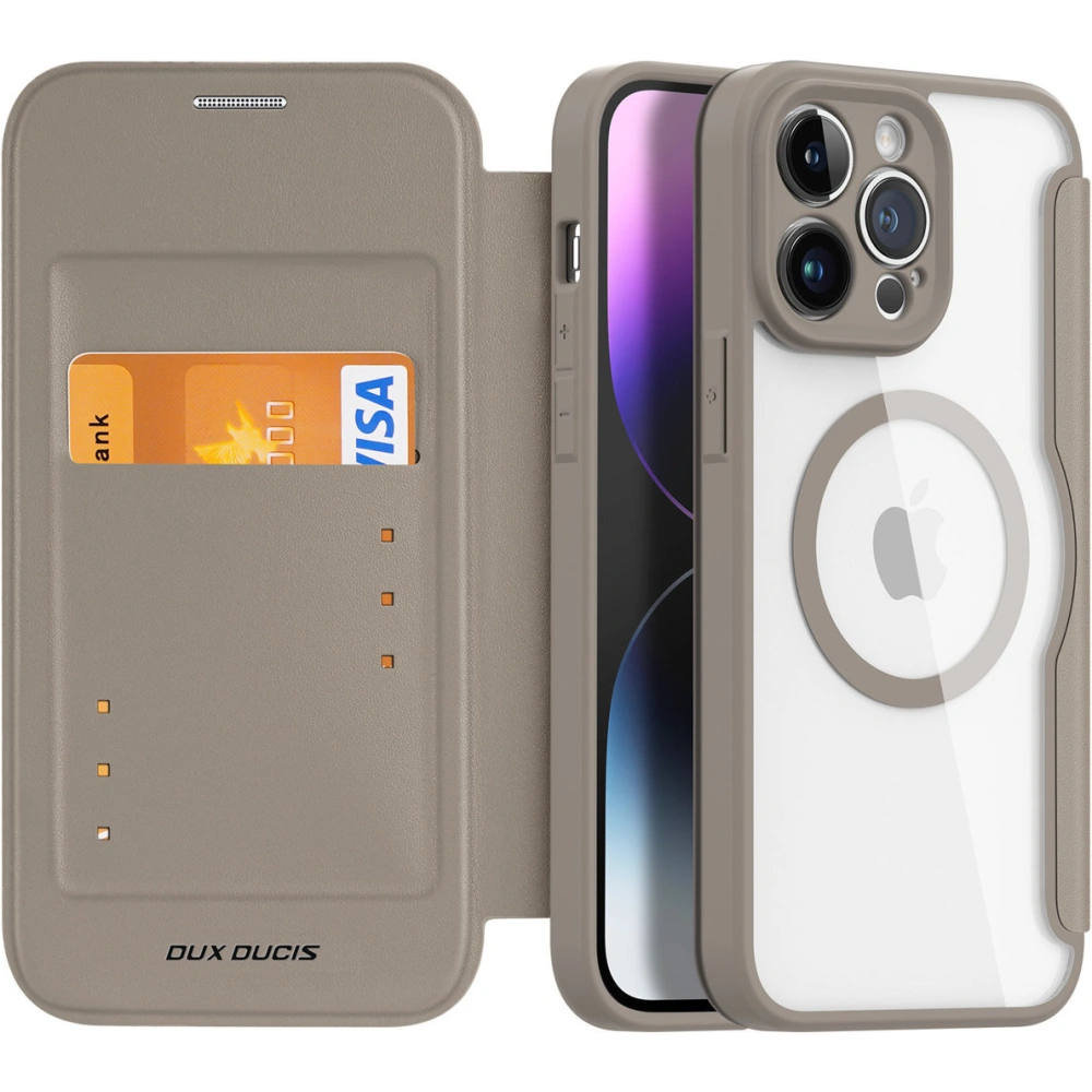 Hurtownia GSM - Etui Dux Ducis Skin X Pro MagSafe Apple iPhone 14 Pro Max béžový - DDS1366 - {ean13} - Hurt