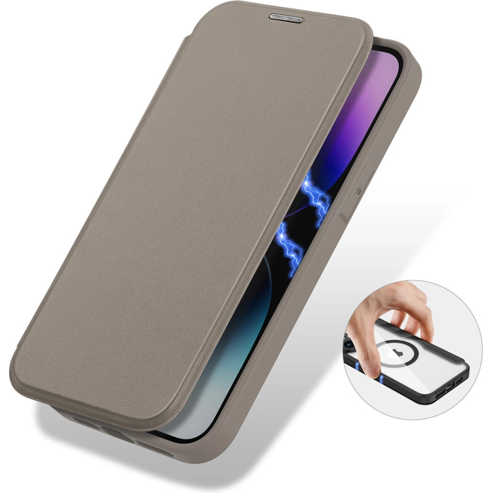 Hurtownia GSM - Dux Ducis Skin X Pro MagSafe Apple iPhone 14 Pro Max bézs - DDS1366 - {ean13} - Hurt