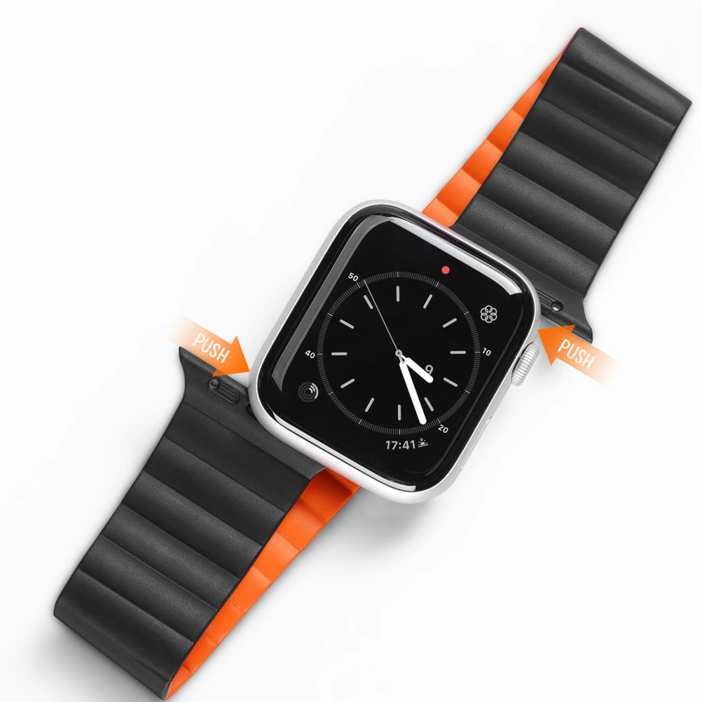 Hurtownia GSM - Pasek Dux Ducis Magnetic Strap Apple Watch Ultra czarno-pomarańczowy (Chain Version) - DDS1368 - {ean13} - Hurt