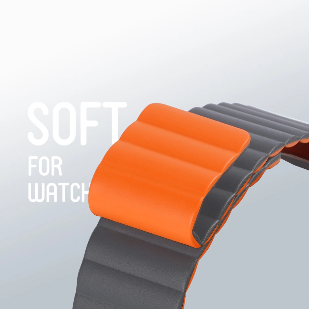 Hurtownia GSM - Dux Ducis Magnetic Strap Apple Watch Ultra grau-orange (Kettenversion) - DDS1369 - {ean13} - Hurt