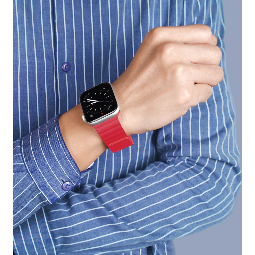 Hurtownia GSM - Pasek Dux Ducis Magnetic Strap Apple Watch Ultra czerwony (Chain Version) - DDS1371 - {ean13} - Hurt