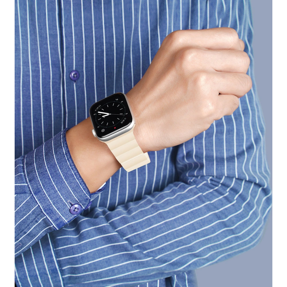 Hurtownia GSM - Pasek Dux Ducis Magnetic Strap Apple Watch Ultra beżowy (Chain Version) - DDS1372 - {ean13} - Hurt