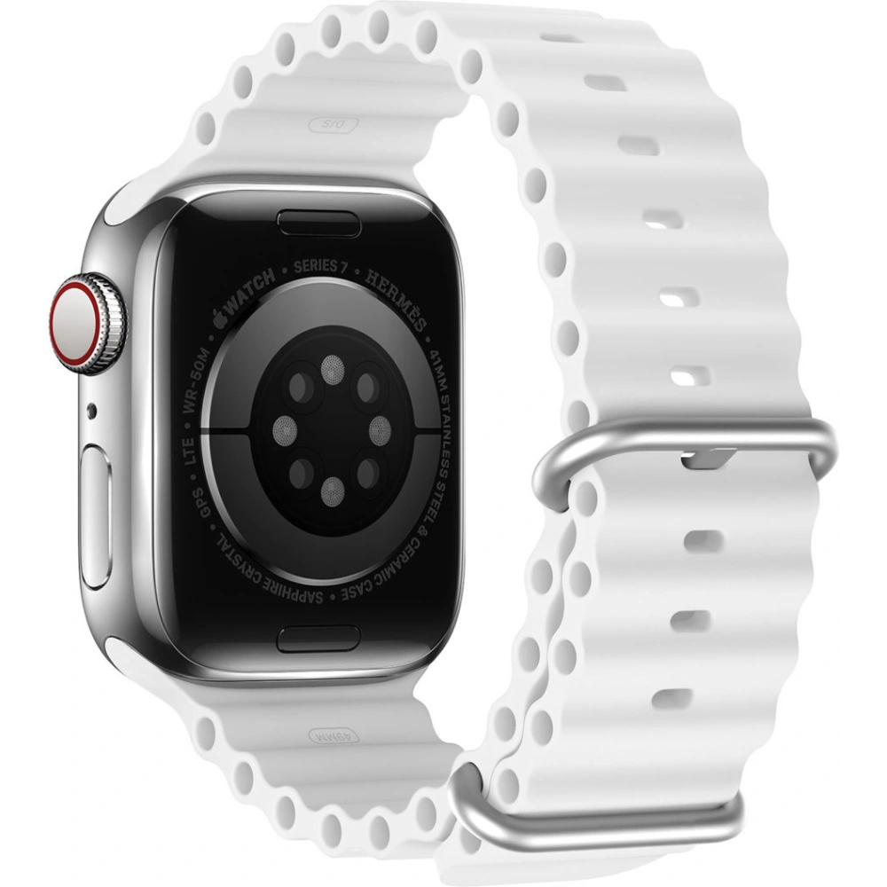 Hurtownia GSM - Pasek Dux Ducis Strap Apple Watch 4/5/6/7/8/9/SE/10 40/41/42mm bílý (OceanWave Version) - DDS1374 - {ean13} - Hurt