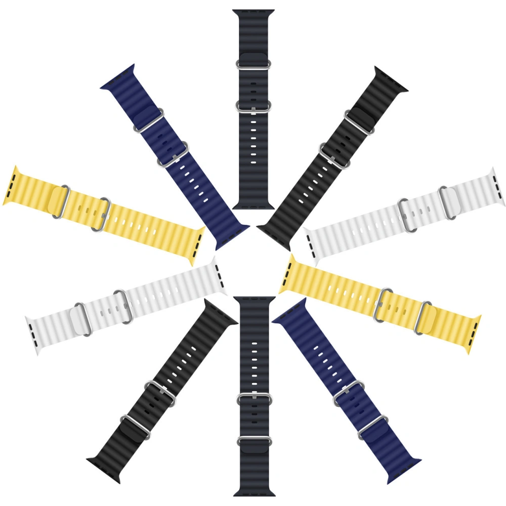 Hurtownia GSM - Pasek Dux Ducis Strap Apple Watch 4/5/6/7/8/9/SE/10 40/41/42mm bílý (OceanWave Version) - DDS1374 - {ean13} - Hurt