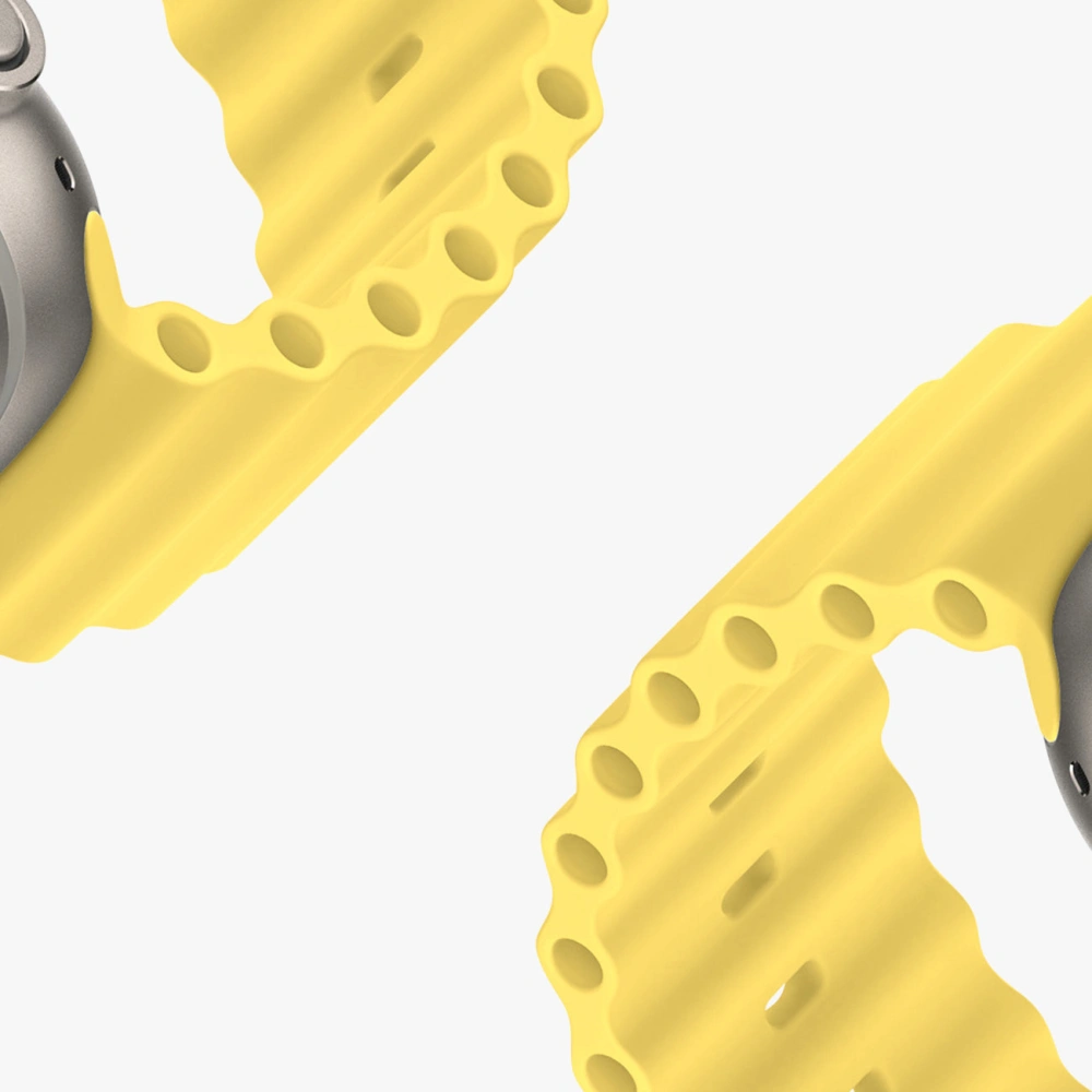 Wholesale Dux Ducis Strap for Apple Watch 4/5/6/7/8/9/SE/10 40/41/42mm yellow (OceanWave Version) - DDS1375 - {ean13} - Hurt