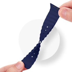 Hurtownia GSM - Pasek Dux Ducis Strap Apple Watch 4/5/6/7/8/9/SE/10 40/41/42mm bleumarin (Versiunea OceanWave) - DDS1377 - {ean13} - Hurt