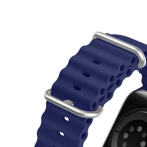 Hurtownia GSM - Pasek Dux Ducis Strap Apple Watch 4/5/6/7/8/9/SE/10 40/41/42mm bleumarin (Versiunea OceanWave) - DDS1377 - {ean13} - Hurt