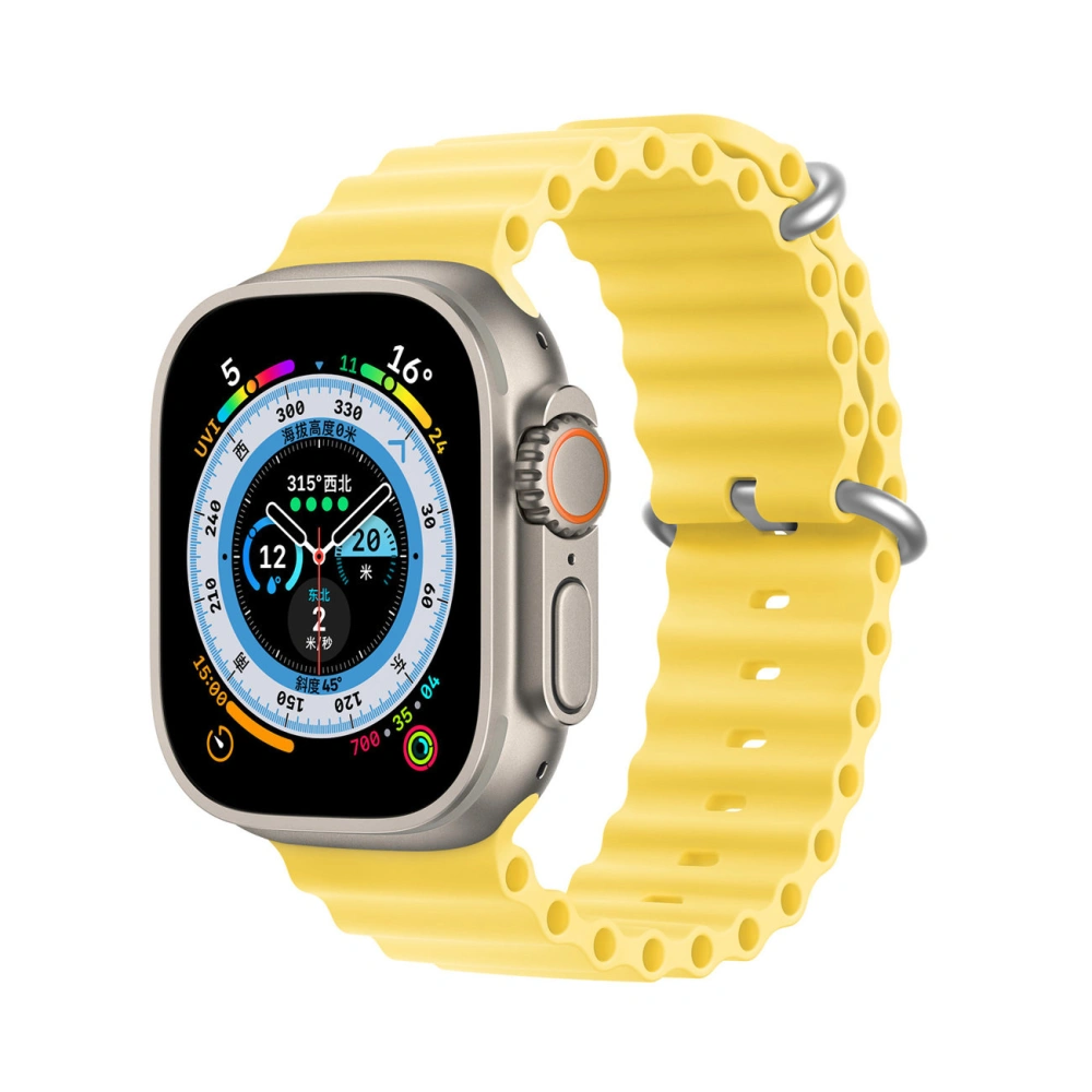 Hurtownia GSM - Pás Dux Ducis Strap Apple Watch 4/5/6/7/8/9/SE 44/45mm žlutý (OceanWave Version) - DDS1380 - {ean13} - Hurt