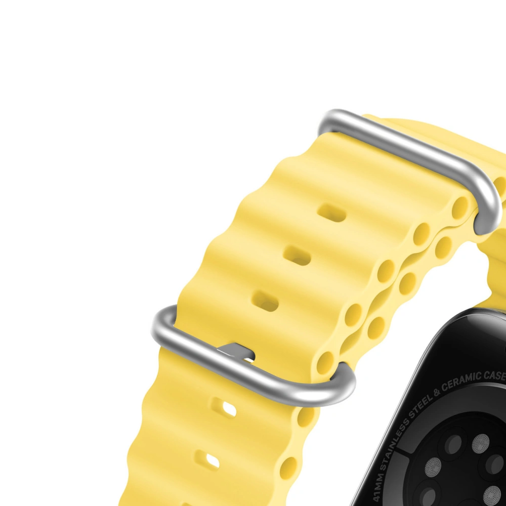 Hurtownia GSM - Pás Dux Ducis Strap Apple Watch 4/5/6/7/8/9/SE 44/45mm žlutý (OceanWave Version) - DDS1380 - {ean13} - Hurt