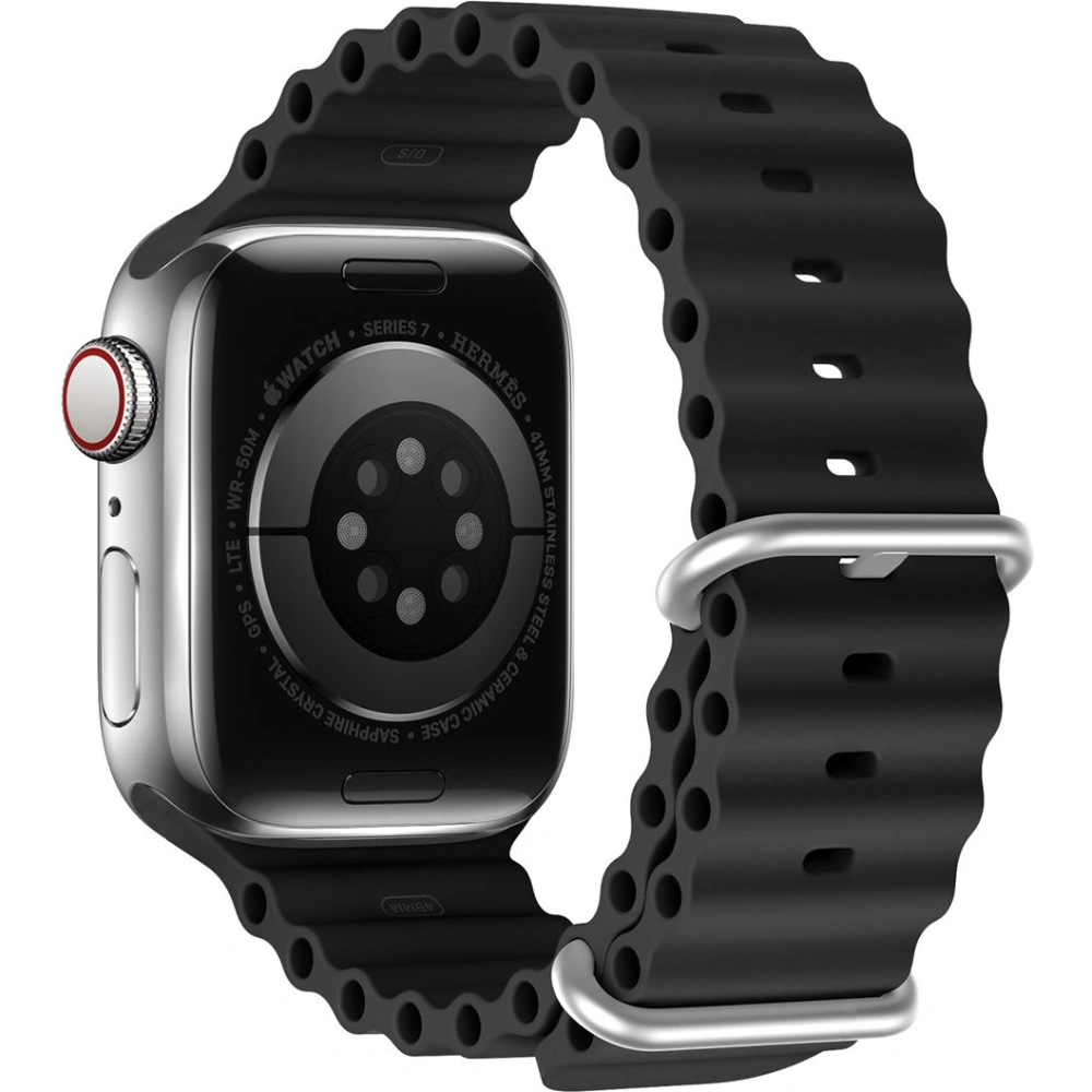 Hurtownia GSM - Pasek Dux Ducis Strap Apple Watch 4/5/6/7/8/9/SE 44/45mm czarny (OceanWave Version) - DDS1381 - {ean13} - Hurt