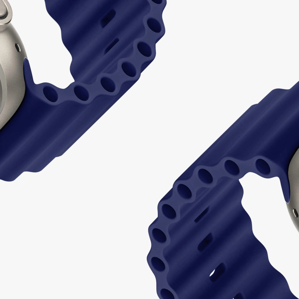 Hurtownia GSM - Dux Ducis heveder Apple Watch 4/5/6/7/8/9/SE 44/45mm tengerészkék (OceanWave verzió) - DDS1382 - {ean13} - Hurt