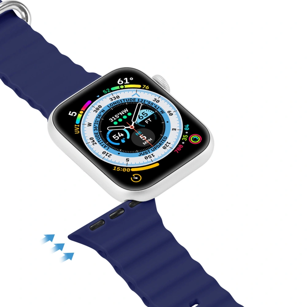 Hurtownia GSM - Pasek Dux Ducis Strap Apple Watch 4/5/6/7/8/9/SE 44/45mm granatowy (OceanWave Version) - DDS1382 - {ean13} - Hurt