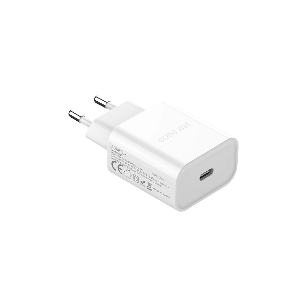 Hurtownia GSM - Dux Ducis USB-C 20W Power Delivery Netzladegerät weiß - DDS1384 - {ean13} - Hurt