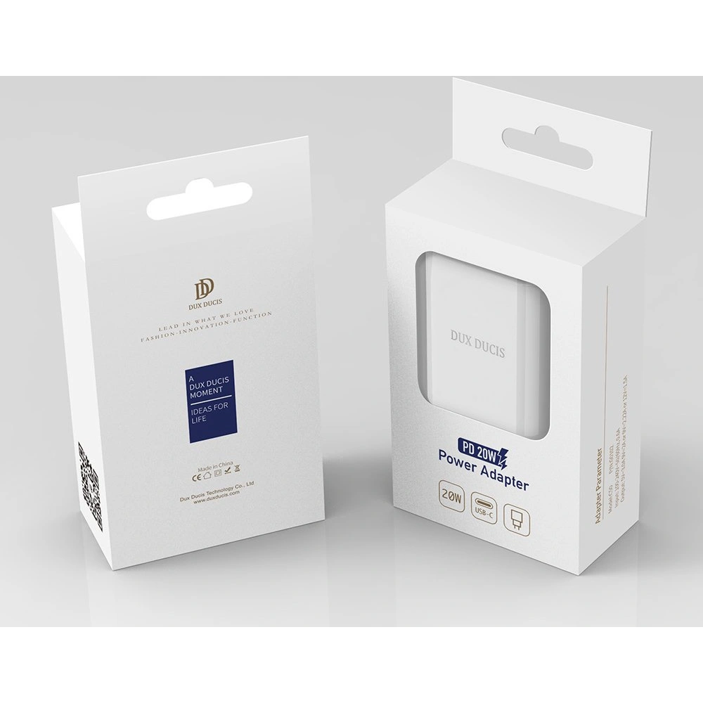 Wholesale Dux Ducis Wall Charger USB-C 20W Power Delivery white - DDS1384 - {ean13} - Hurt