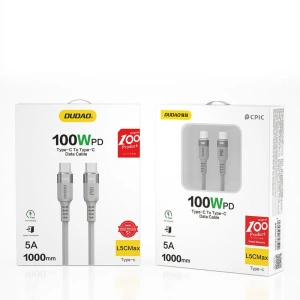 Hurtownia GSM - Kabel Dudao USB-C/USB-C 5A 100W Power Delivery Quick Charge 3.0 480 Mbps 1m - DDA230 - {ean13} - Hurt