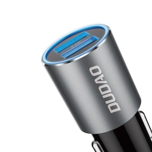 Hurtownia GSM - Auto nabíječka Dudao 2xUSB 3.4A šedá (R5s grey) - DDA231 - {ean13} - Hurt