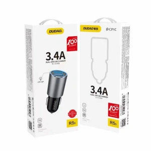 Hurtownia GSM - Auto-Ladegerät Dudao 2xUSB 3.4A grau (R5s grey) - DDA231 - {ean13} - Hurt