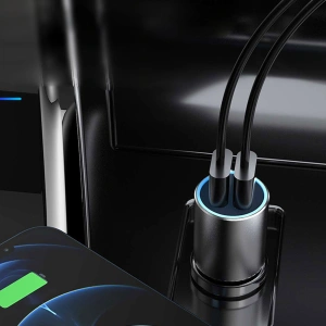 Hurtownia GSM - Auto nabíječka Dudao 2xUSB 3.4A šedá (R5s grey) - DDA231 - {ean13} - Hurt