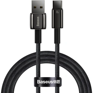 Hurtownia GSM - Kabel Baseus Tungsten Gold USB/USB-C 480Mbps 100W 1m czarny - BSU3695 - {ean13} - Hurt