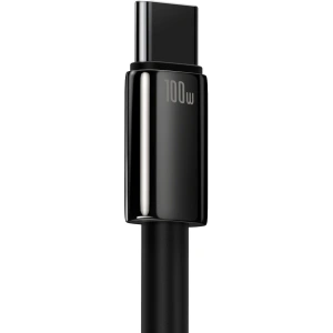 Hurtownia GSM - Kabel Baseus Tungsten Gold USB/USB-C 480Mbps 100W 1m czarny - BSU3695 - {ean13} - Hurt