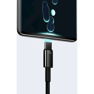 Hurtownia GSM - Kabel Baseus Tungsten Gold USB/USB-C 480Mbps 100W 1m czarny - BSU3695 - {ean13} - Hurt