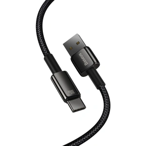 Hurtownia GSM - Kabel Baseus Tungsten Gold USB/USB-C 480Mbps 100W 1m czarny - BSU3695 - {ean13} - Hurt