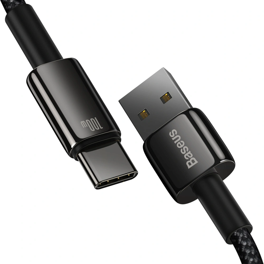 Hurtownia GSM - Kábel Baseus Tungsten Gold USB/USB-C 480Mbps 100W 2m fekete - BSU3696 - {ean13} - Hurt