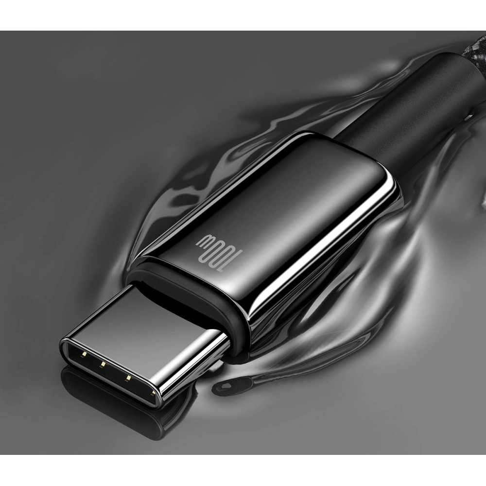 Hurtownia GSM - Kabel Baseus Tungsten Gold USB/USB-C 480Mbps 100W 2m černý - BSU3696 - {ean13} - Hurt