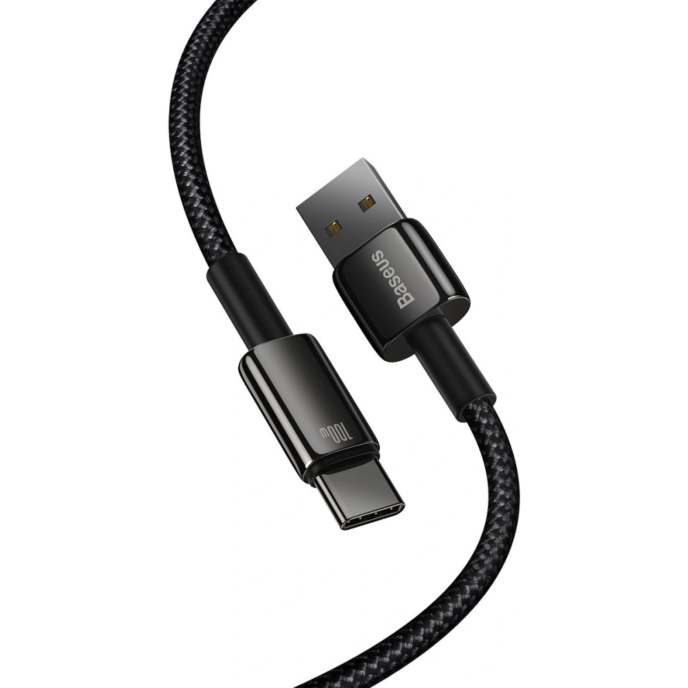 Hurtownia GSM - Kabel Baseus Tungsten Gold USB/USB-C 480Mbps 100W 2m černý - BSU3696 - {ean13} - Hurt