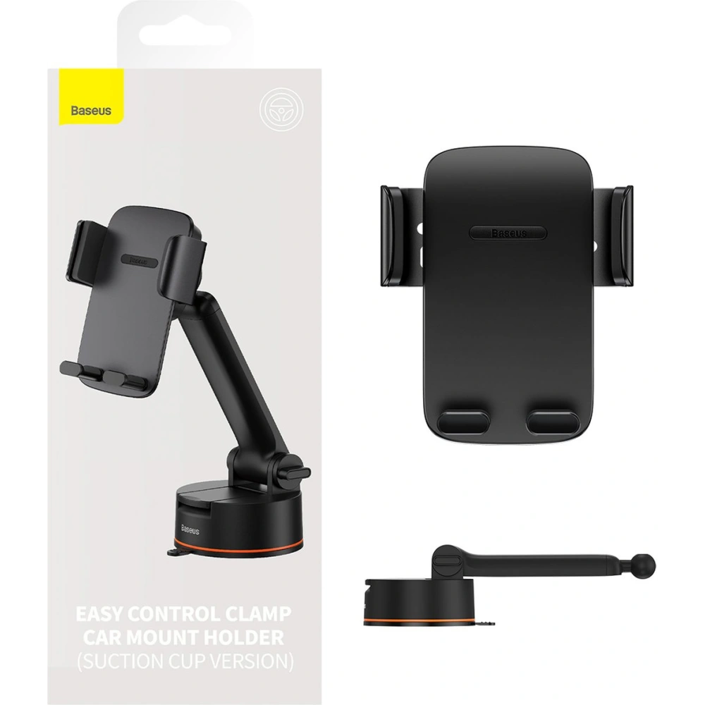 Hurtownia GSM - Auto Halter Baseus Easy Control Pro für Armaturenbrett/Luftauslass schwarz (Saugfuß-Version) - BSU3697 - {ean13} - Hurt