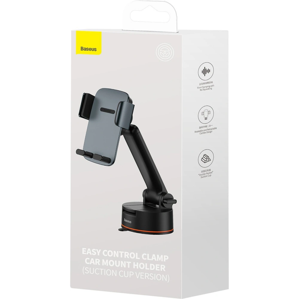 Hurtownia GSM - Auto-Halterung Baseus Easy Control Pro für Armaturenbrett/ Lüftungsgitter grau (Suction Cup Version) - BSU3698 - {ean13} - Hurt