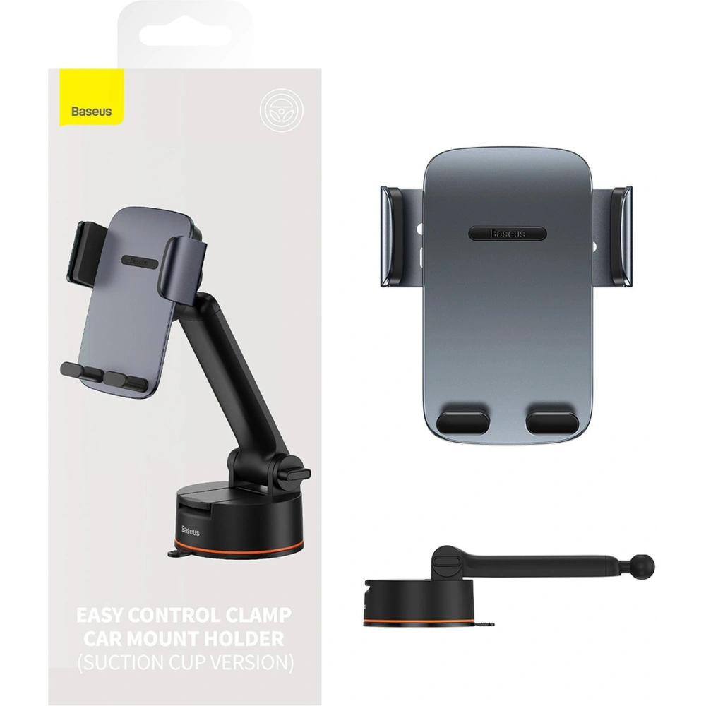 Hurtownia GSM - Auto-Halterung Baseus Easy Control Pro für Armaturenbrett/ Lüftungsgitter grau (Suction Cup Version) - BSU3698 - {ean13} - Hurt