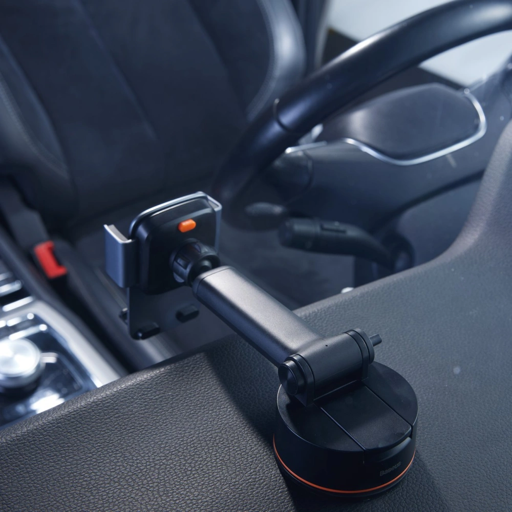 Wholesale Baseus Easy Control Pro Car Mount Holder gray (Suction Cup Version) - BSU3698 - {ean13} - Hurt