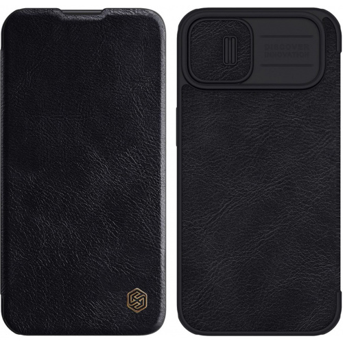 Nillkin Distributor - 6902048248892 - NLK766 - Nillkin Qin Leather Pro Case Apple iPhone 14 black - B2B homescreen